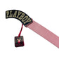 Y2k Playboy Leather Belt Pink 2004