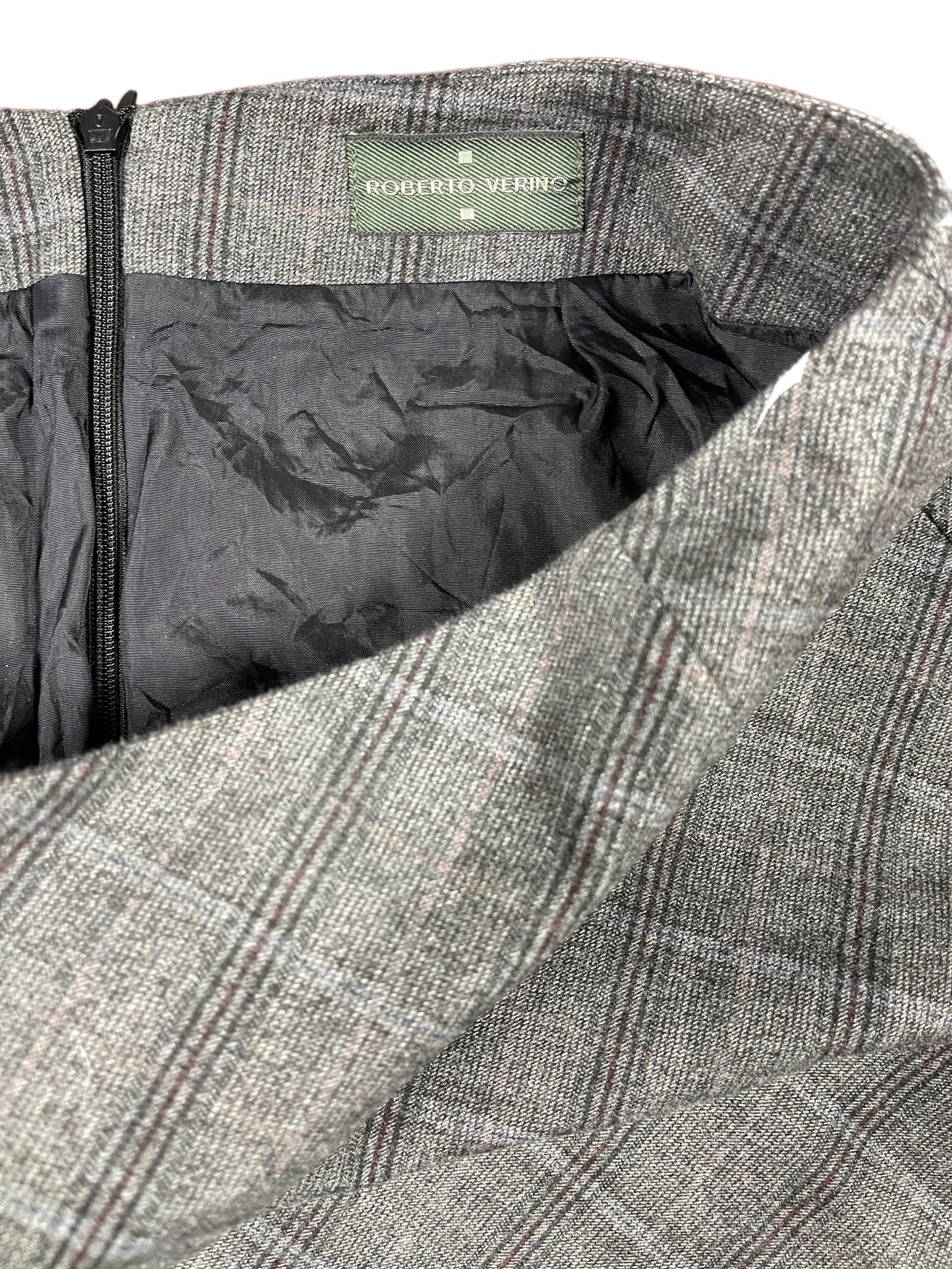 Vintage Roberto Verino Skirt Gray - S