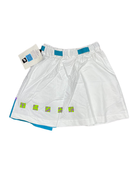 Vintage 1990s Nike Challenge Court Tennis Sport Skirt White Multicolor M