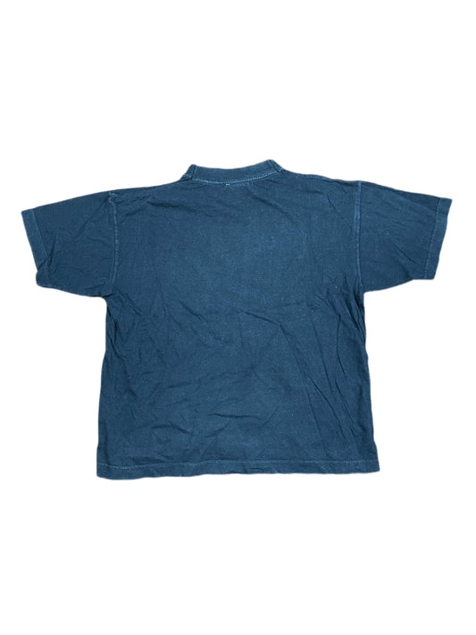 Vintage Digimon 2000 Baby Tee T-Shirt Navy - XS