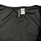 Y2k Divided Long Sleeve Top Velvet Black - L