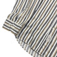 Vintage Thomas Burberry Long Sleeve Shirt Striped White Cream - XL