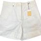 Bally Bermuda Shorts White Cotton Blend S