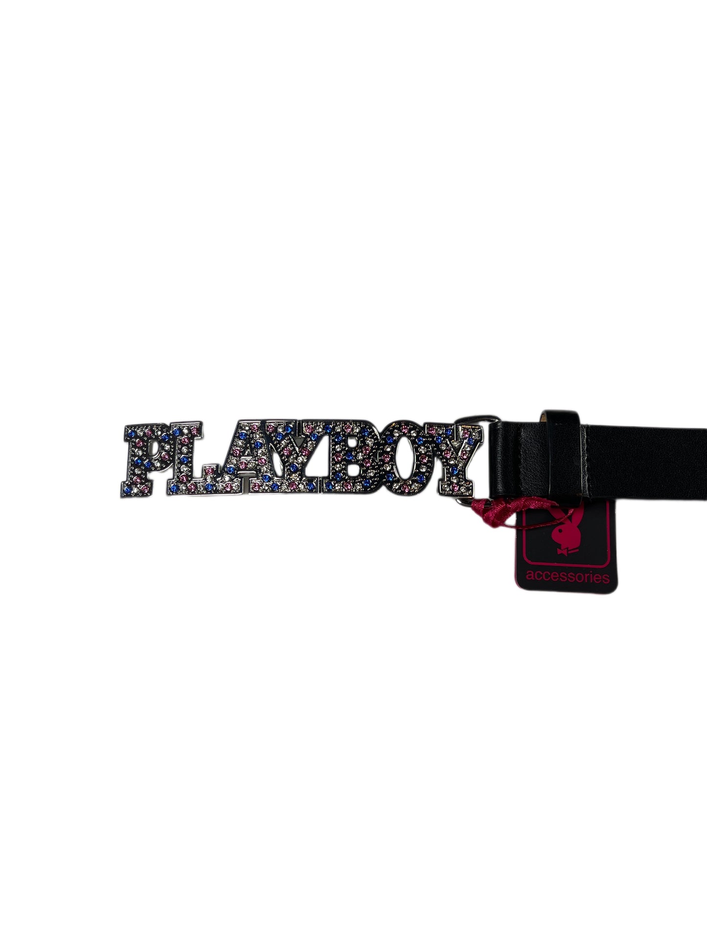 Y2k Playboy Belt Black 2004
