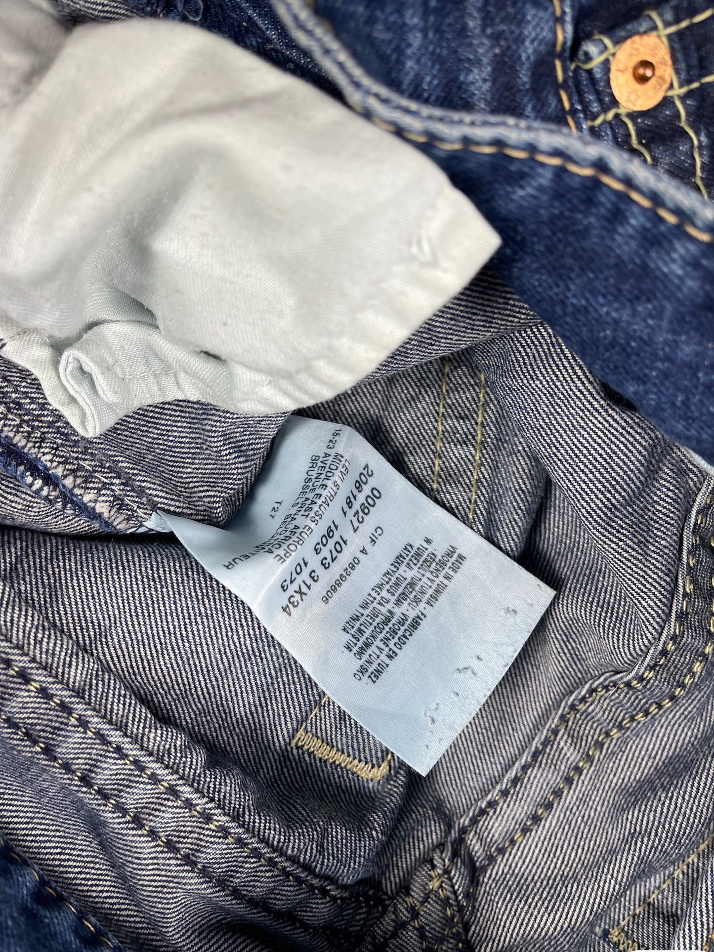 Y2k Levi's Bootcut Low Waist Denim Pants Blue - L/XL