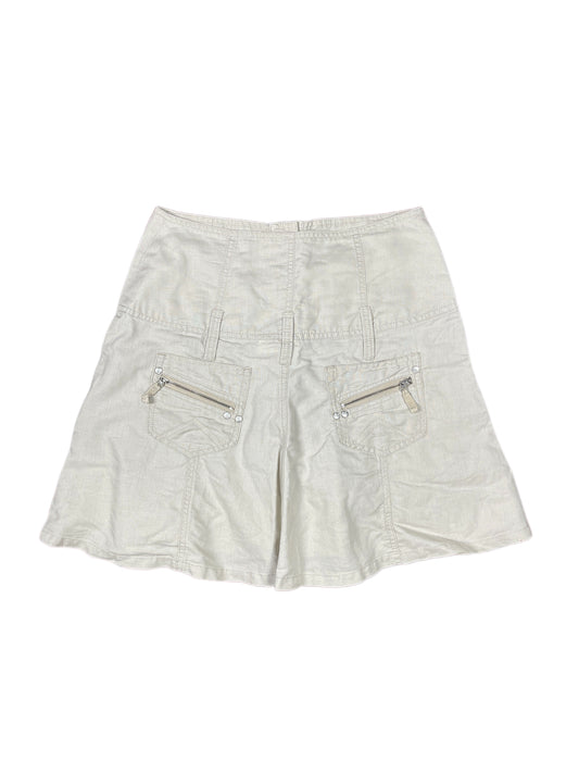 Y2k Camaieu Skirt Cream - S