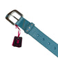 Y2k Playboy Belt Turquoise 2004