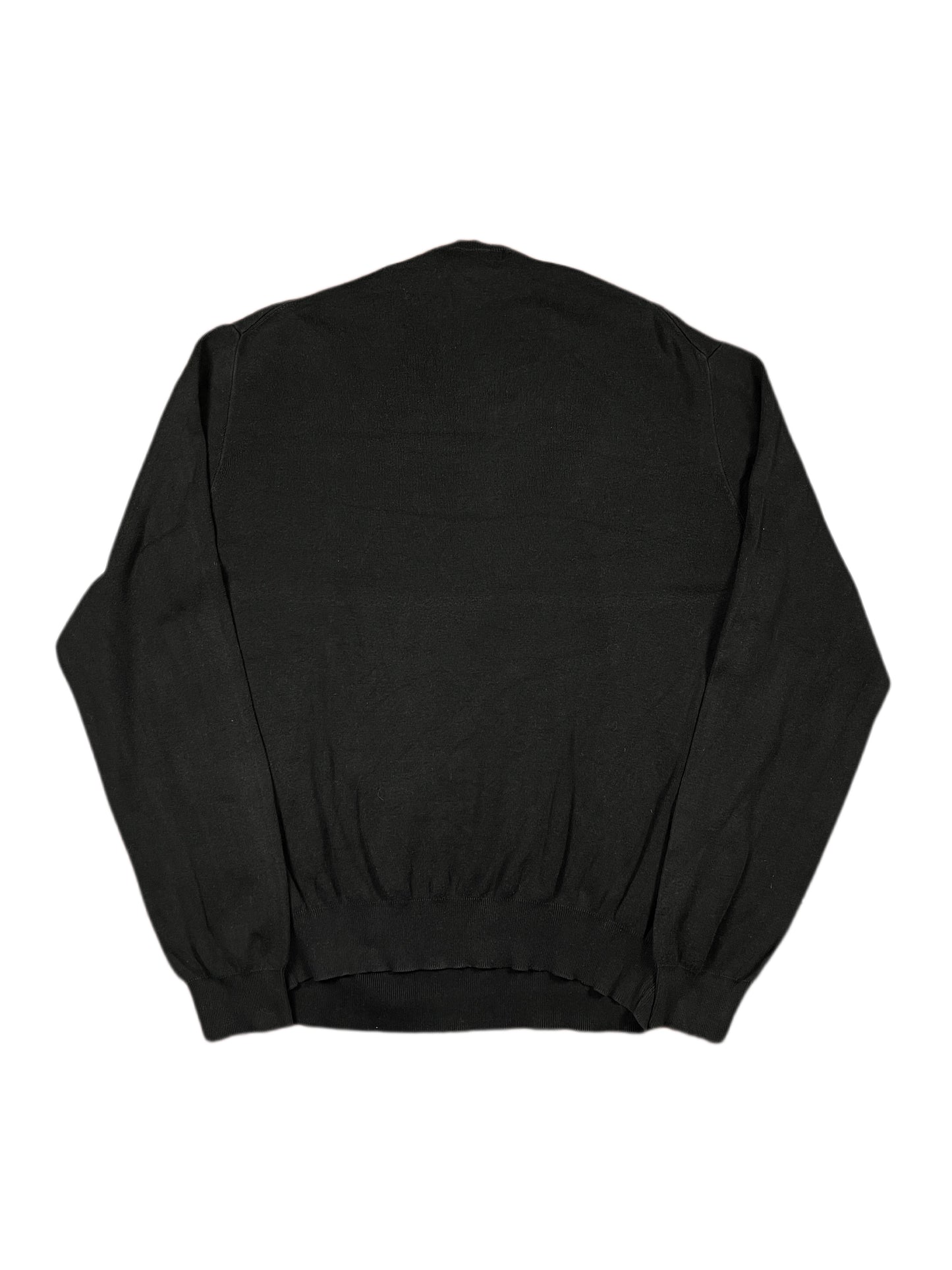 Vintage Polo Ralph Lauren Knitted Sweatshirt Black - XXL