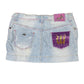 Y2k Wit Girl Denim Skirt Blue - XL