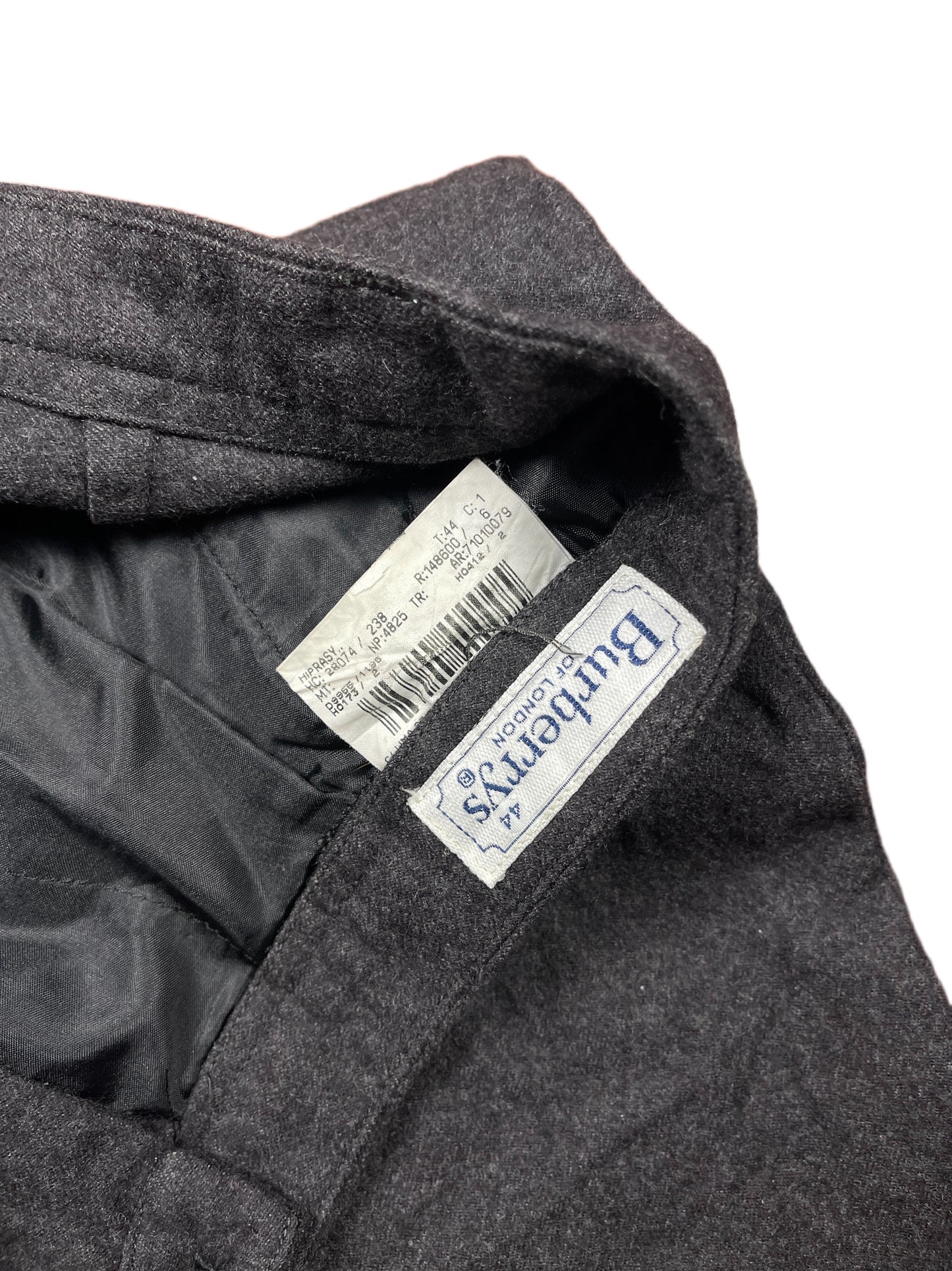 Vintage Burberry Wool Pants Gray - XXL