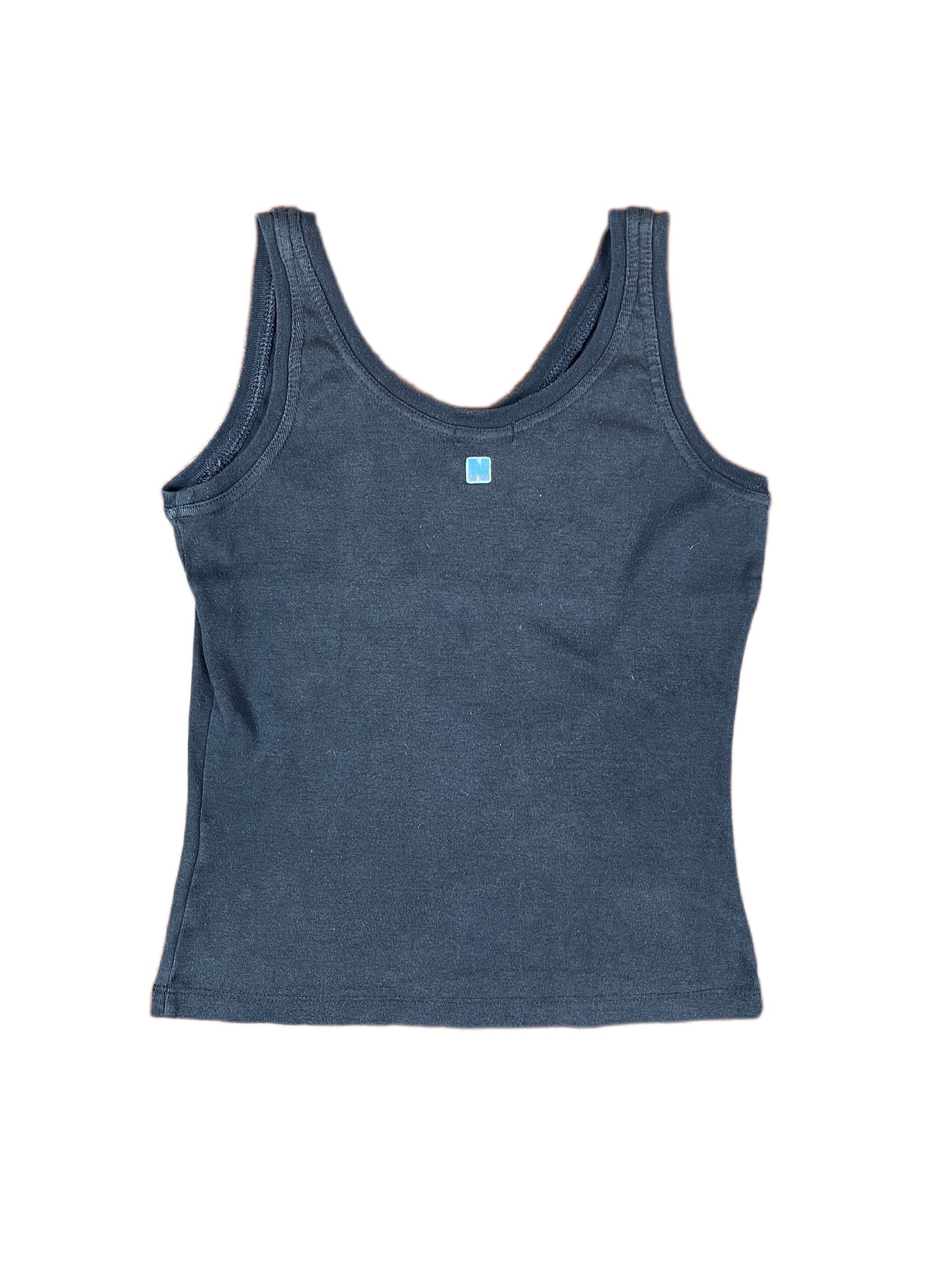 Y2k Naf Naf Sleeveless Top Navy - M