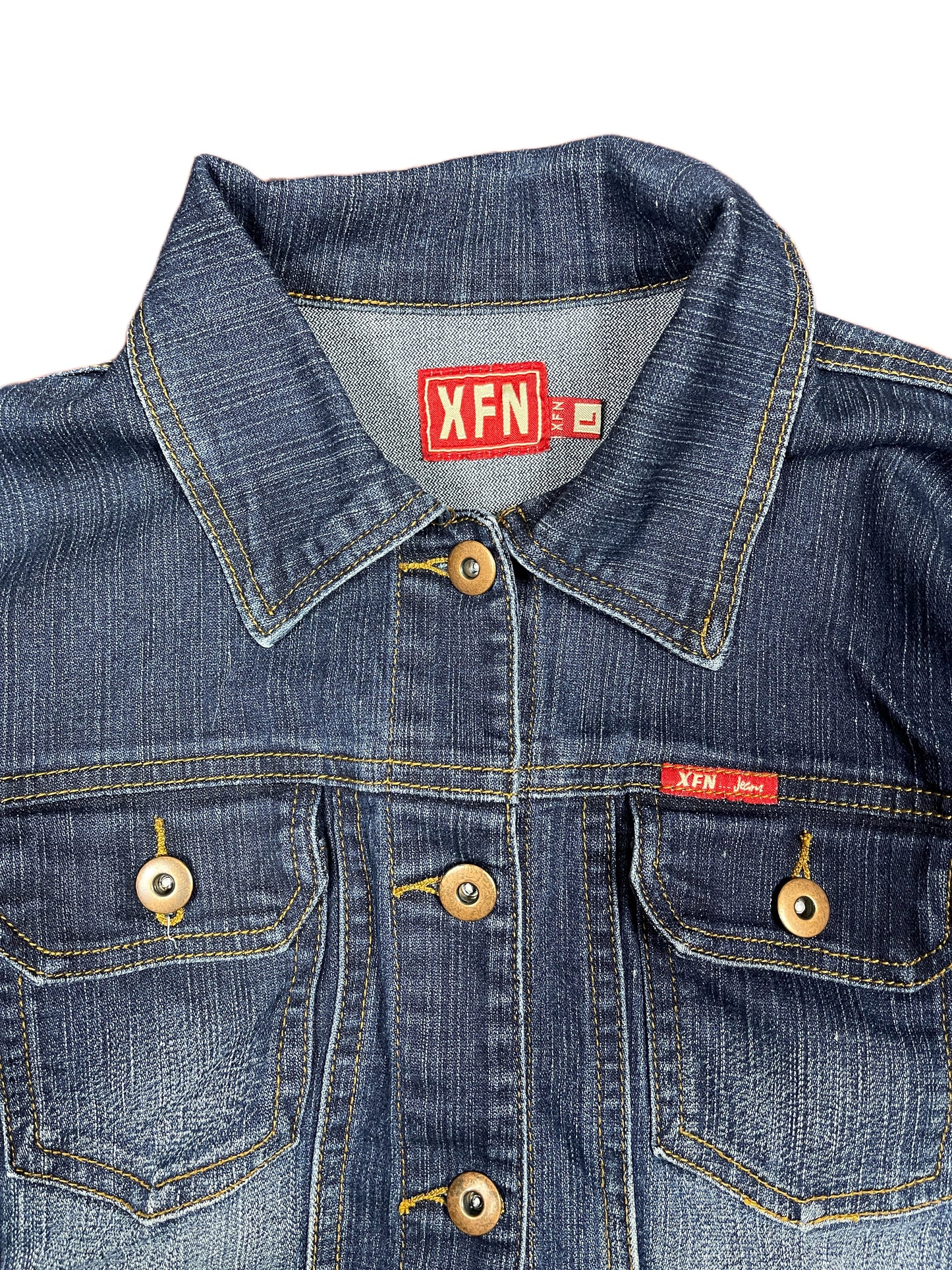 Y2k XFN Denim Jacket Blue - L