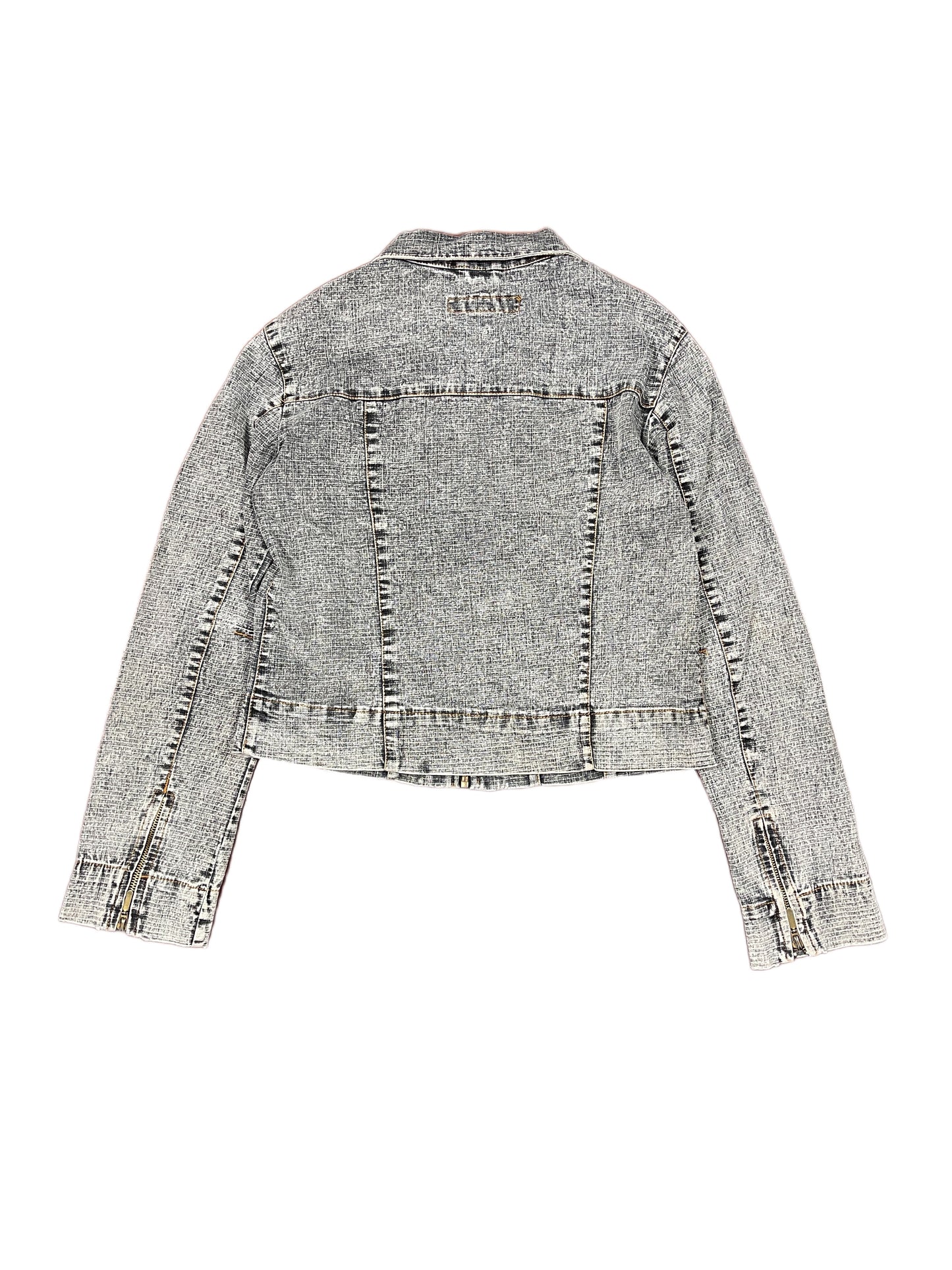 Y2k New Sensation Denim Jacket Gray - S