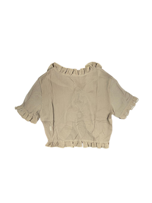 Y2k BbG Short Sleeve Top Beige - M