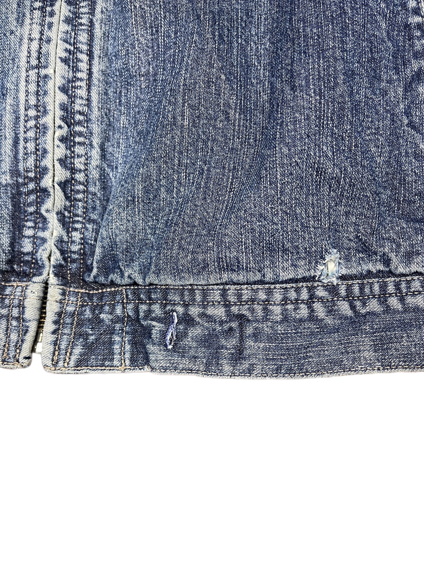 Y2k Denim Jacket Blue - S