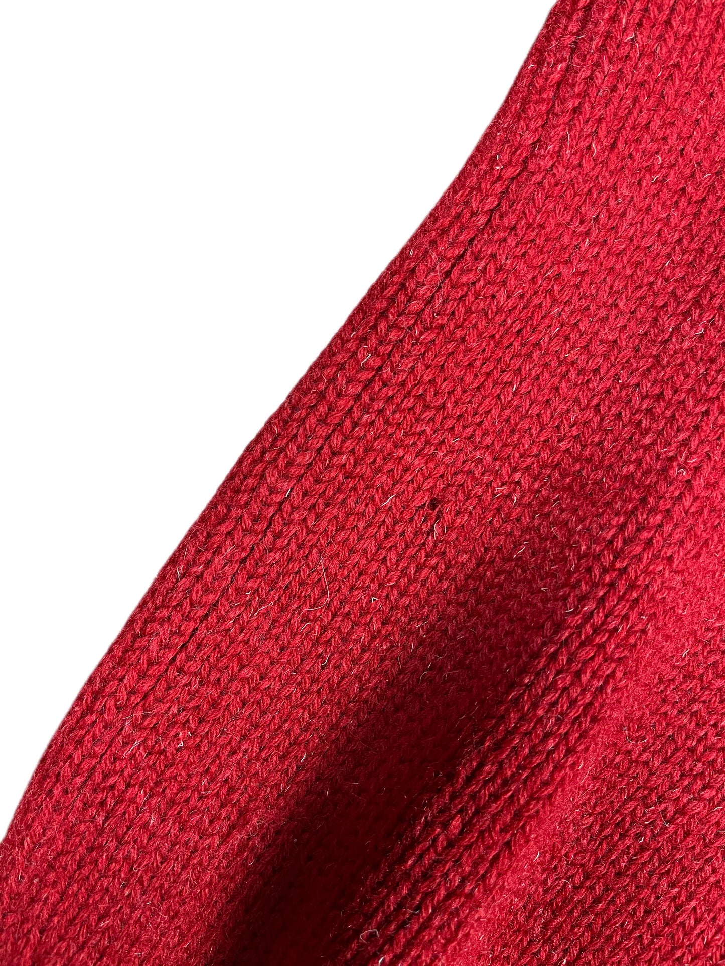 Vintage Polo Ralph Lauren Knitted Sweatshirt Red - XL