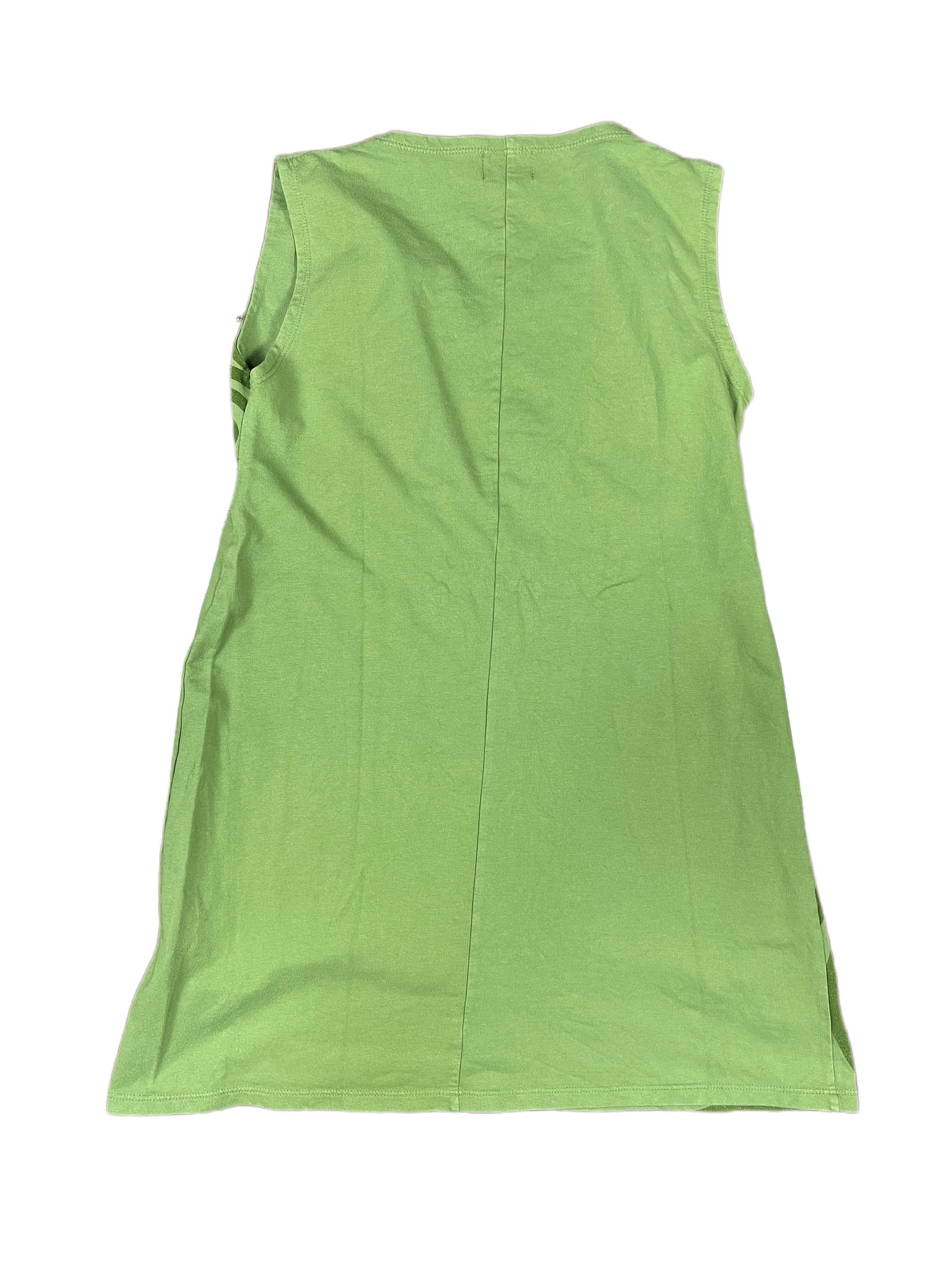Y2k Razzmatazz Sleeveless Dress Green - L