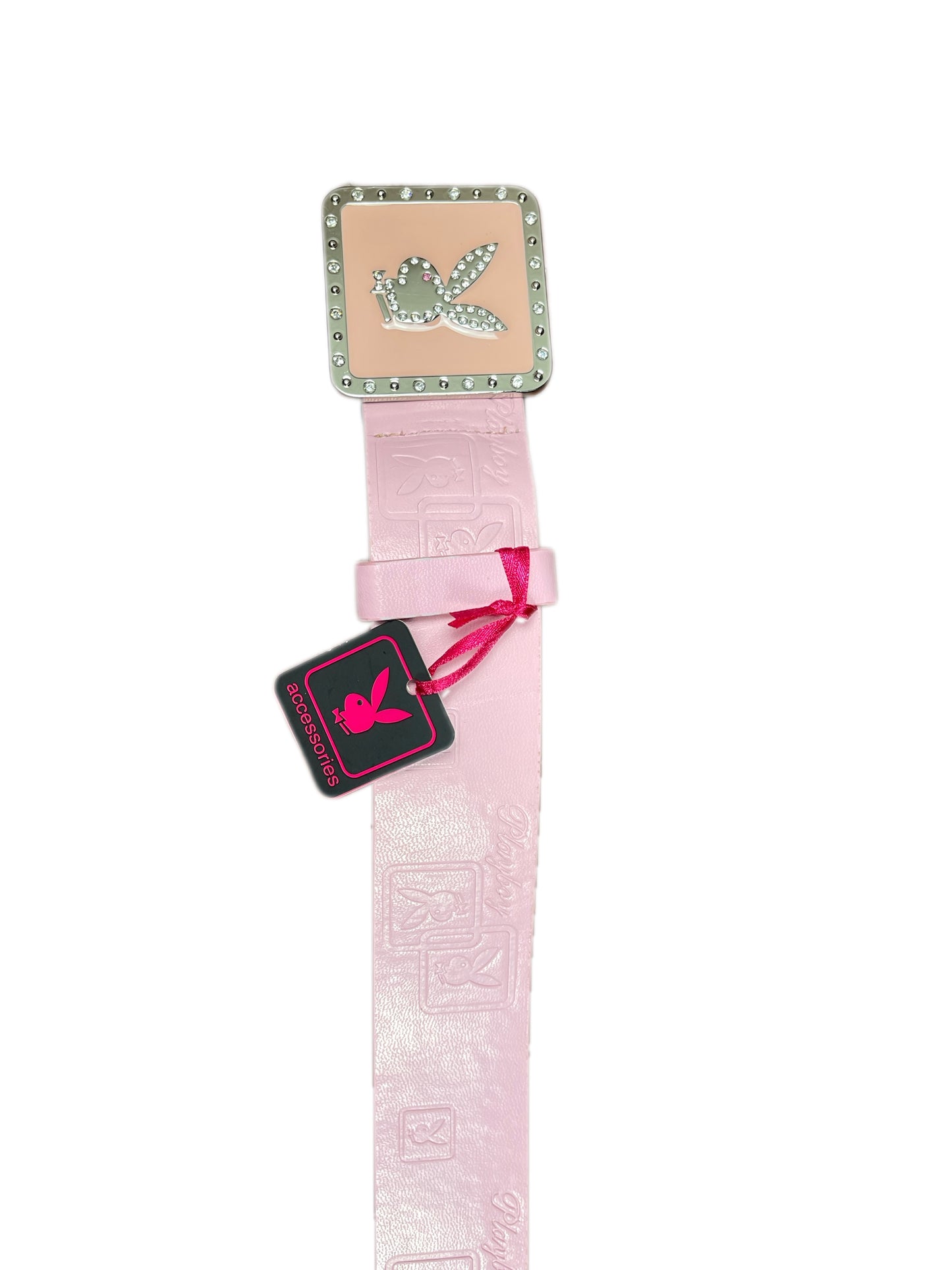 Y2k Playboy Plug Belt Pink 2004