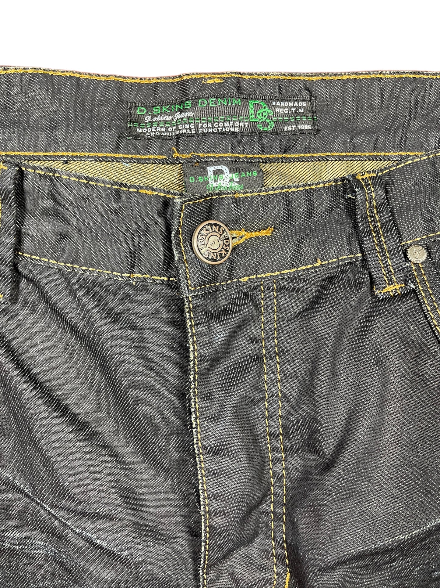 Y2k D.Skins Denim Jeans Navy Blue - XL