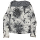 Y2k Salt and Pepper Long Sleeve Top Gray - L