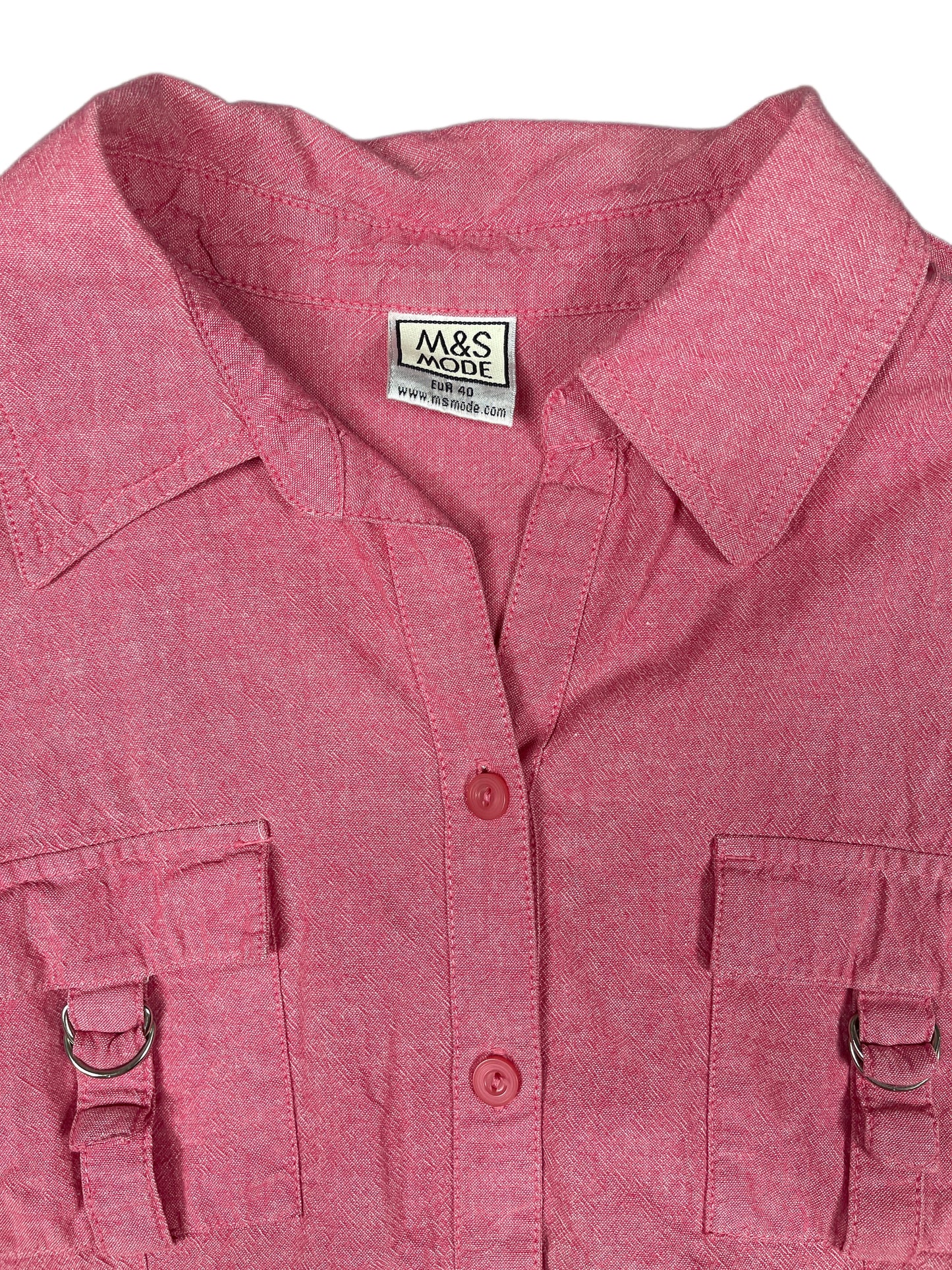 M&S Mode Sleeveless Top Pink - L