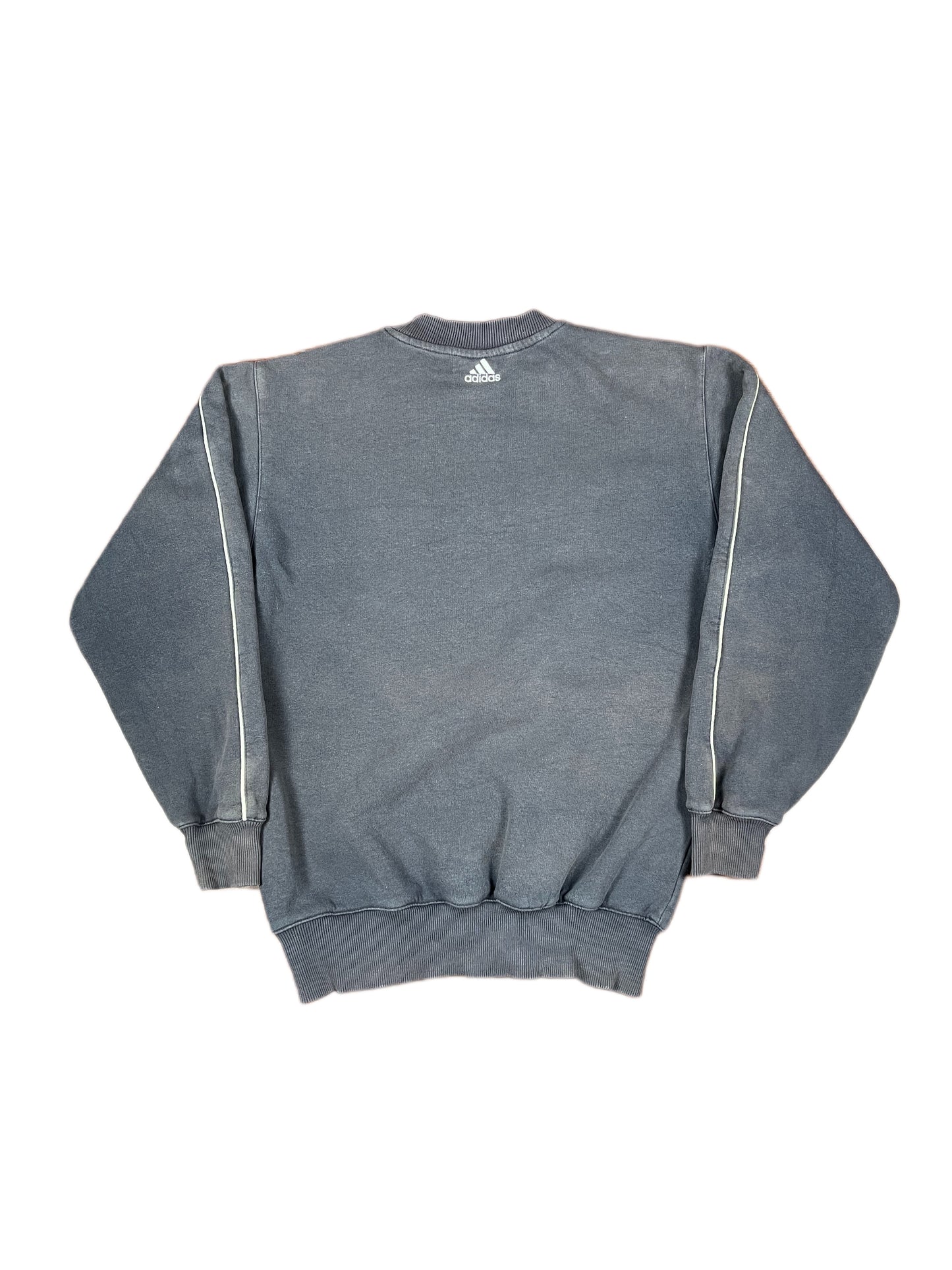 Vintage 2003 Adidas Sweatshirt Embroidered Gray - XS