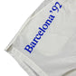 Vintage 1992 Mito Barcelona Olimpic Games Sport Shorts White - S