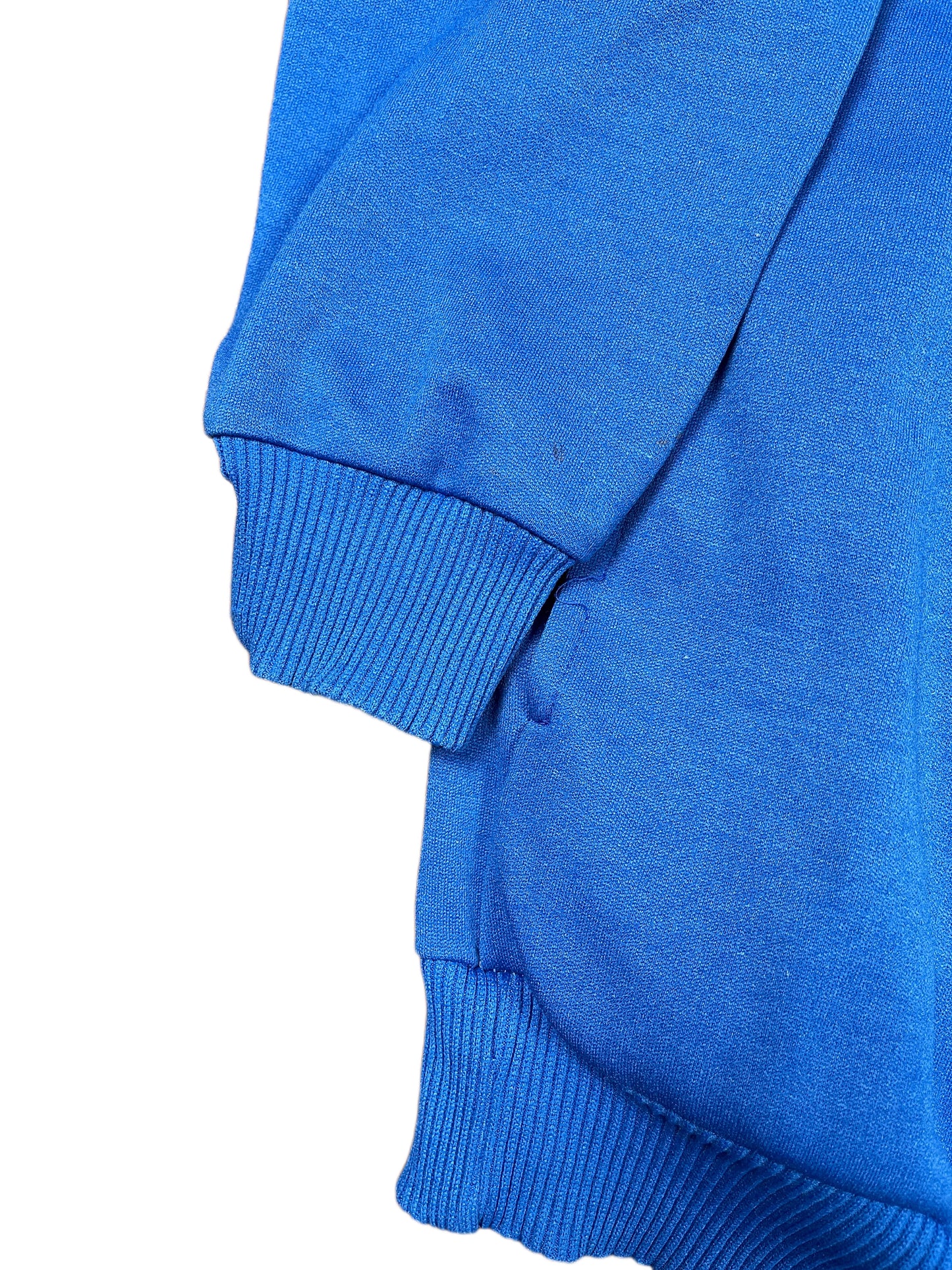 Vintage 80s Adidas Sport Sweatshirt Blue Green - S