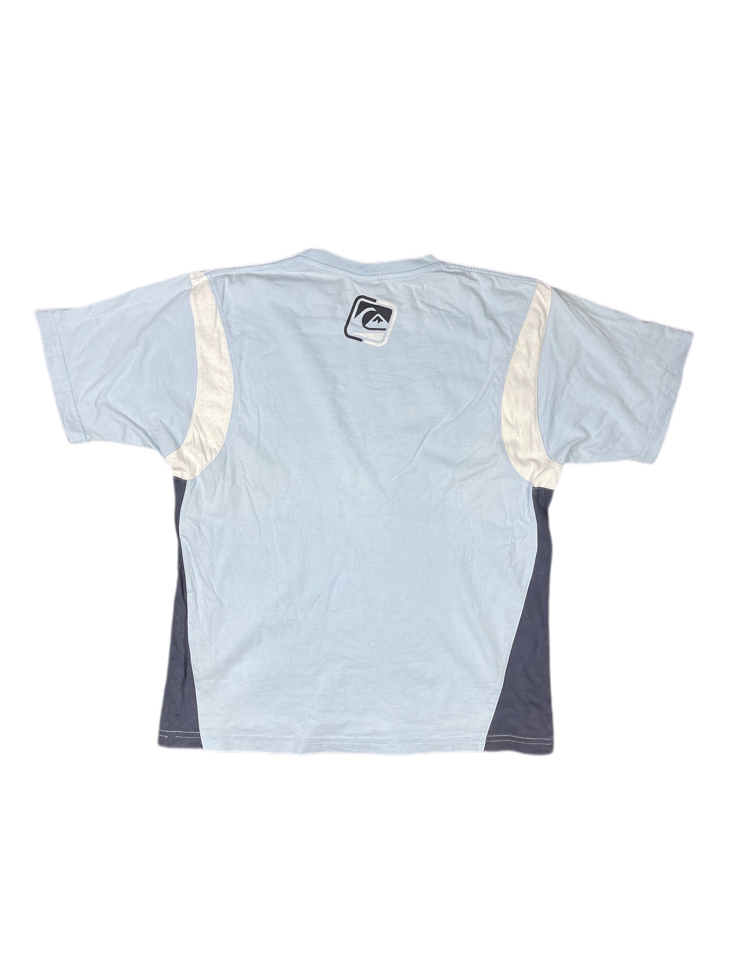 Y2k Quiksilver T-Shirt Light Blue - M