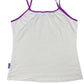 Y2k 2005 Bang on the Door Sleeveless Surf Top White Purple - L
