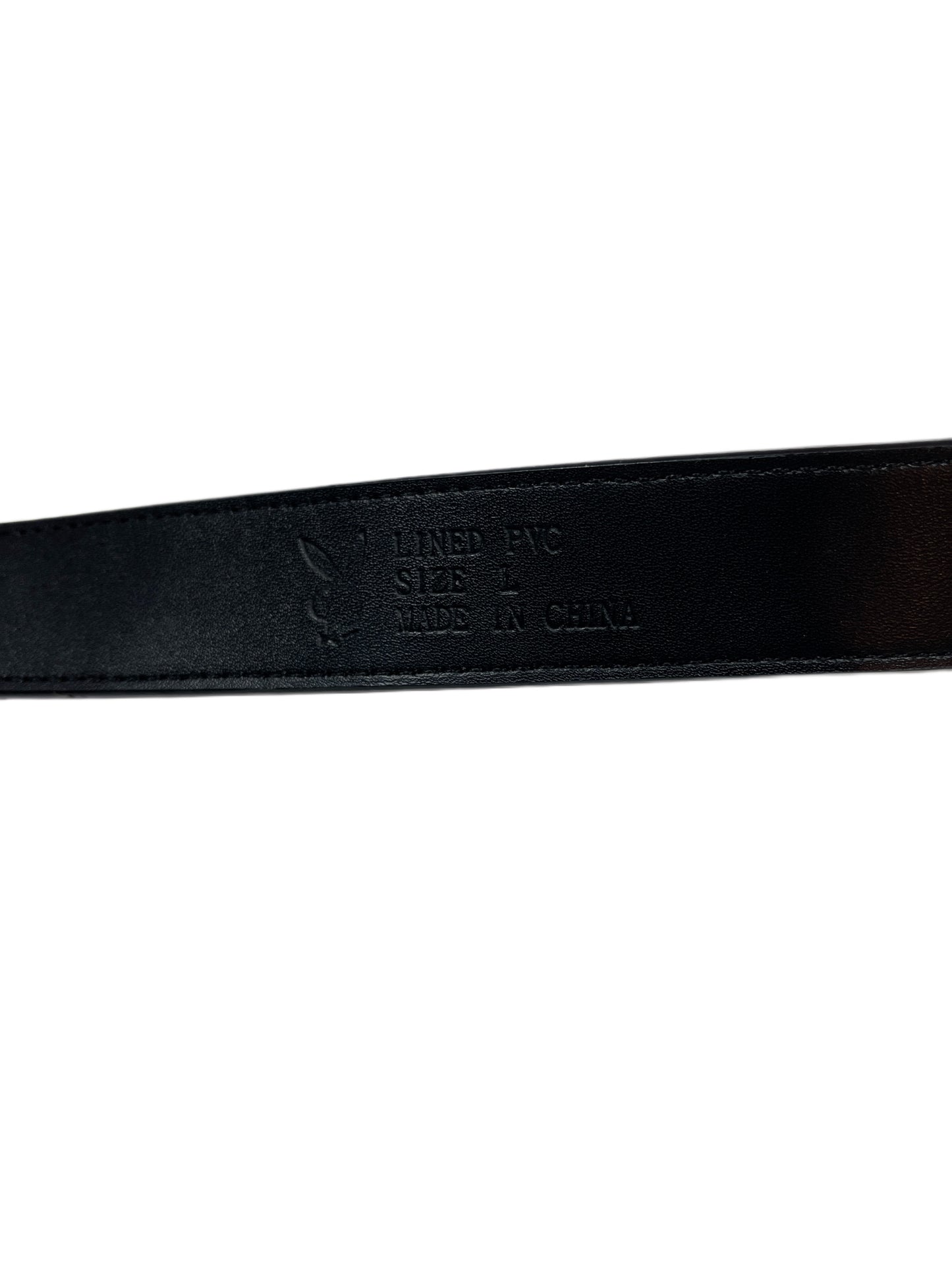 Y2k Playboy Belt Gray Black 2004