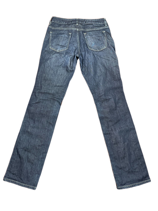 Massimo Dutti Low Waist Bootcut Denim Pants Blue - M/L