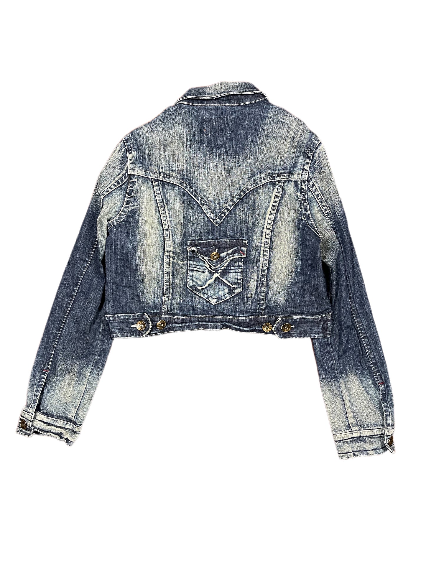Y2k Calambola Denim Jacket Blue - XXL