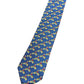 Vintage Enrico Rossini Silk Tie Scooter Navy