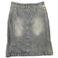Bershka Denim Skirt Blue - S