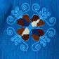 Y2k Komwok Knitted Sweatshirt Blue - S
