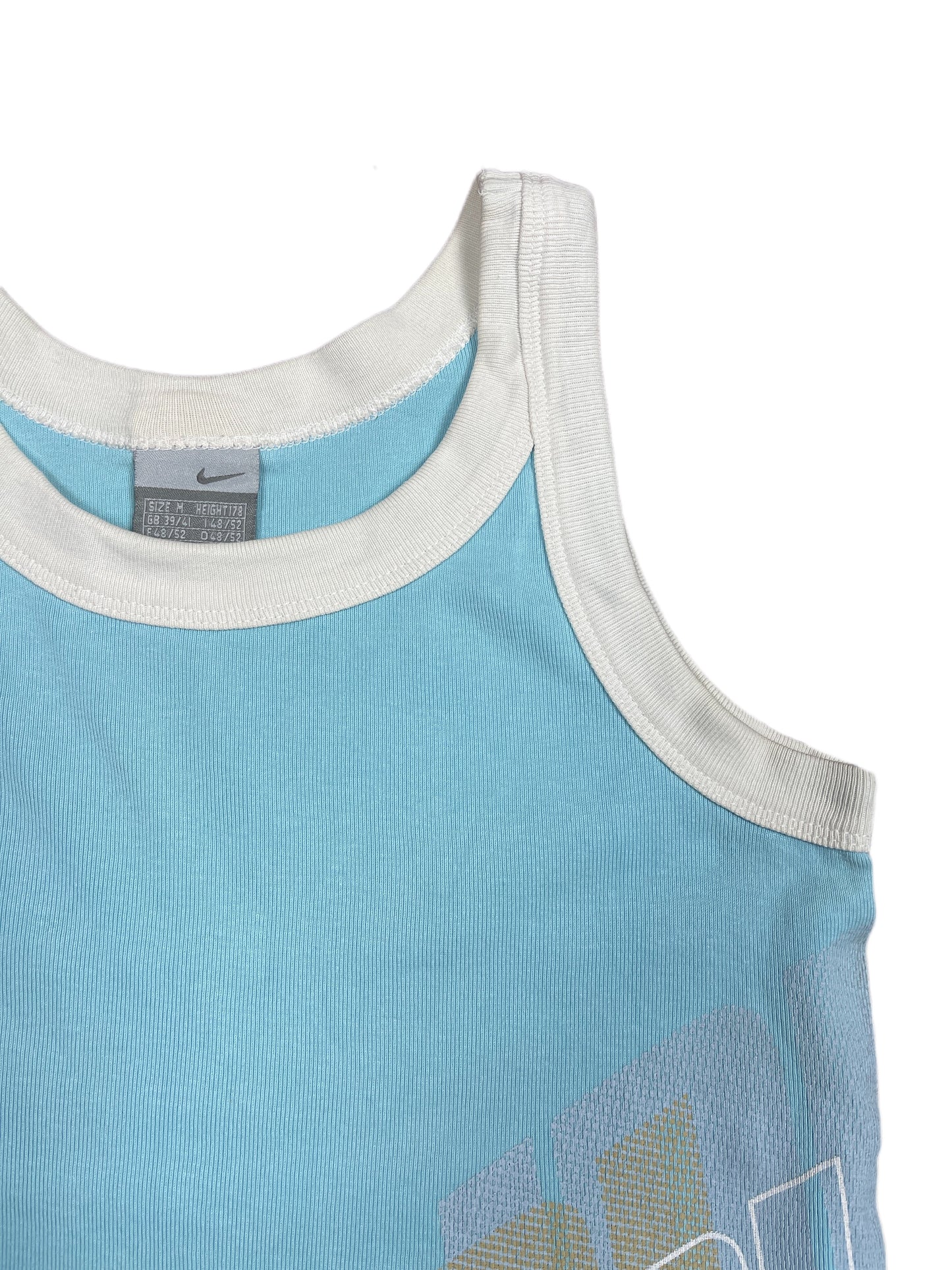 Y2k 2000s Nike Sleeveless Top Blue M