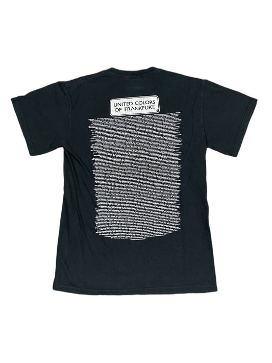 Y2k Eintracht Frankfurt T-Shirt Fan T-Shirt Black - S