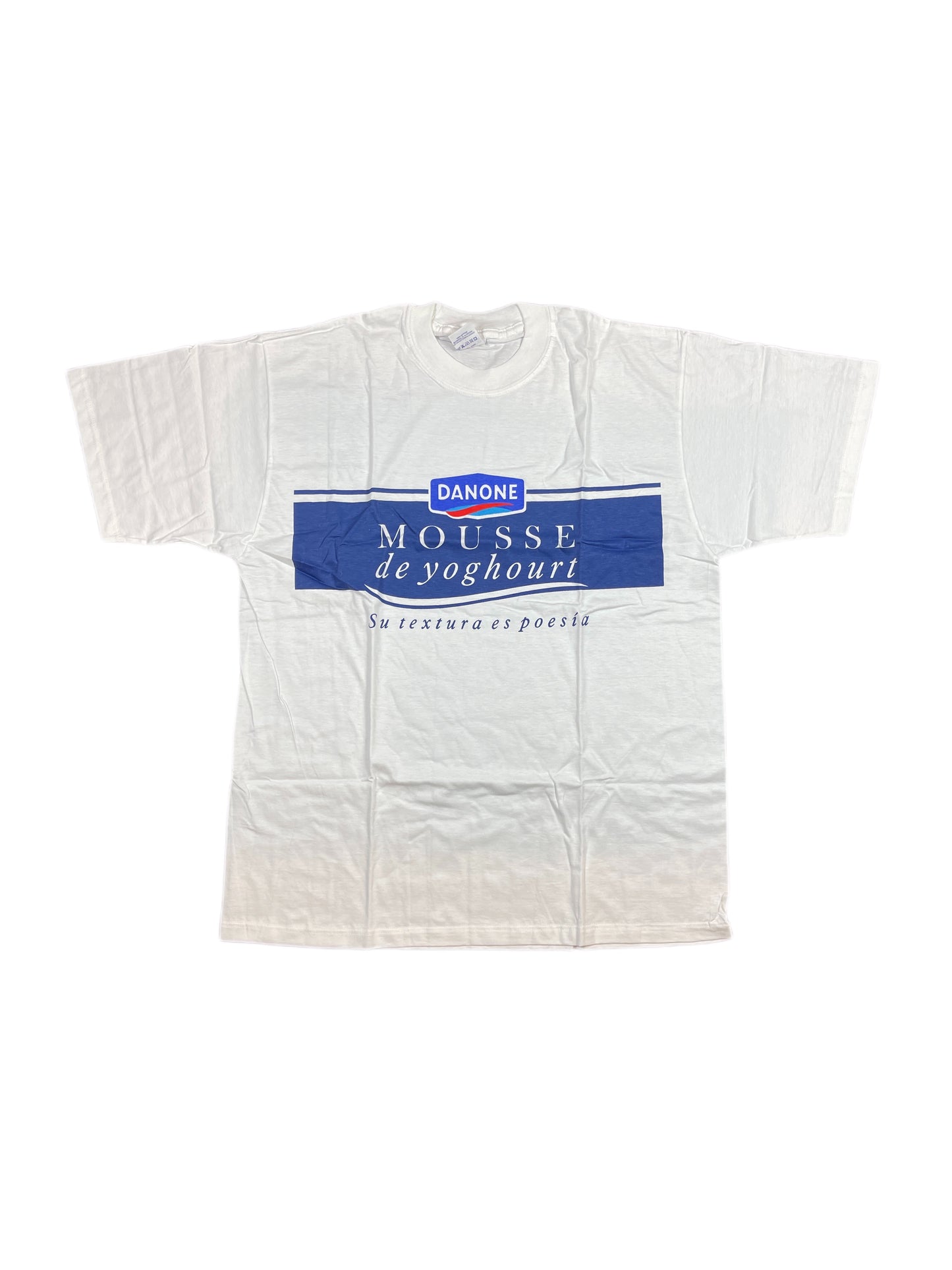 Vintage Jerzees Danone T-Shirt White - L