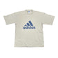 Vintage Adidas T-Shirt Gray Cream - L