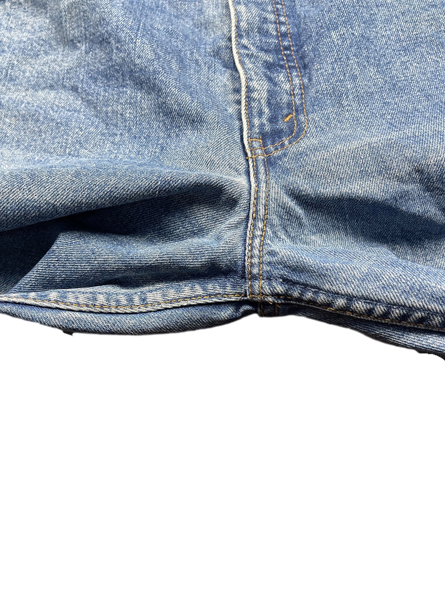 Vintage Levi's 615 Orange Tab Denim Pants Blue - XL