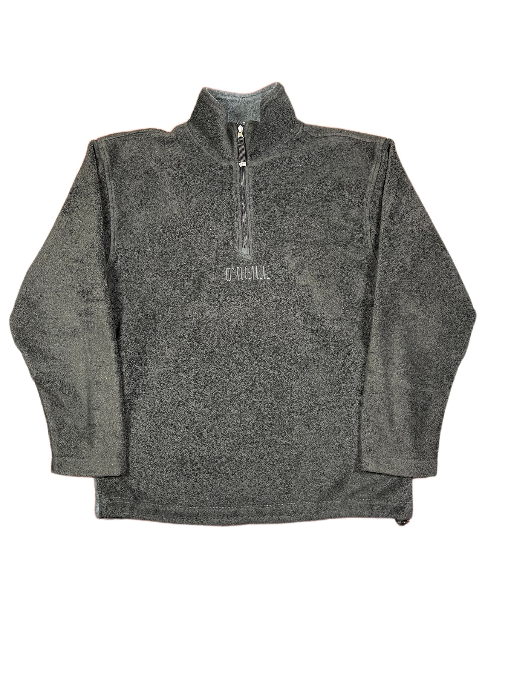 Y2k O'Neill Fleete Zip Sweatshirt Black - S