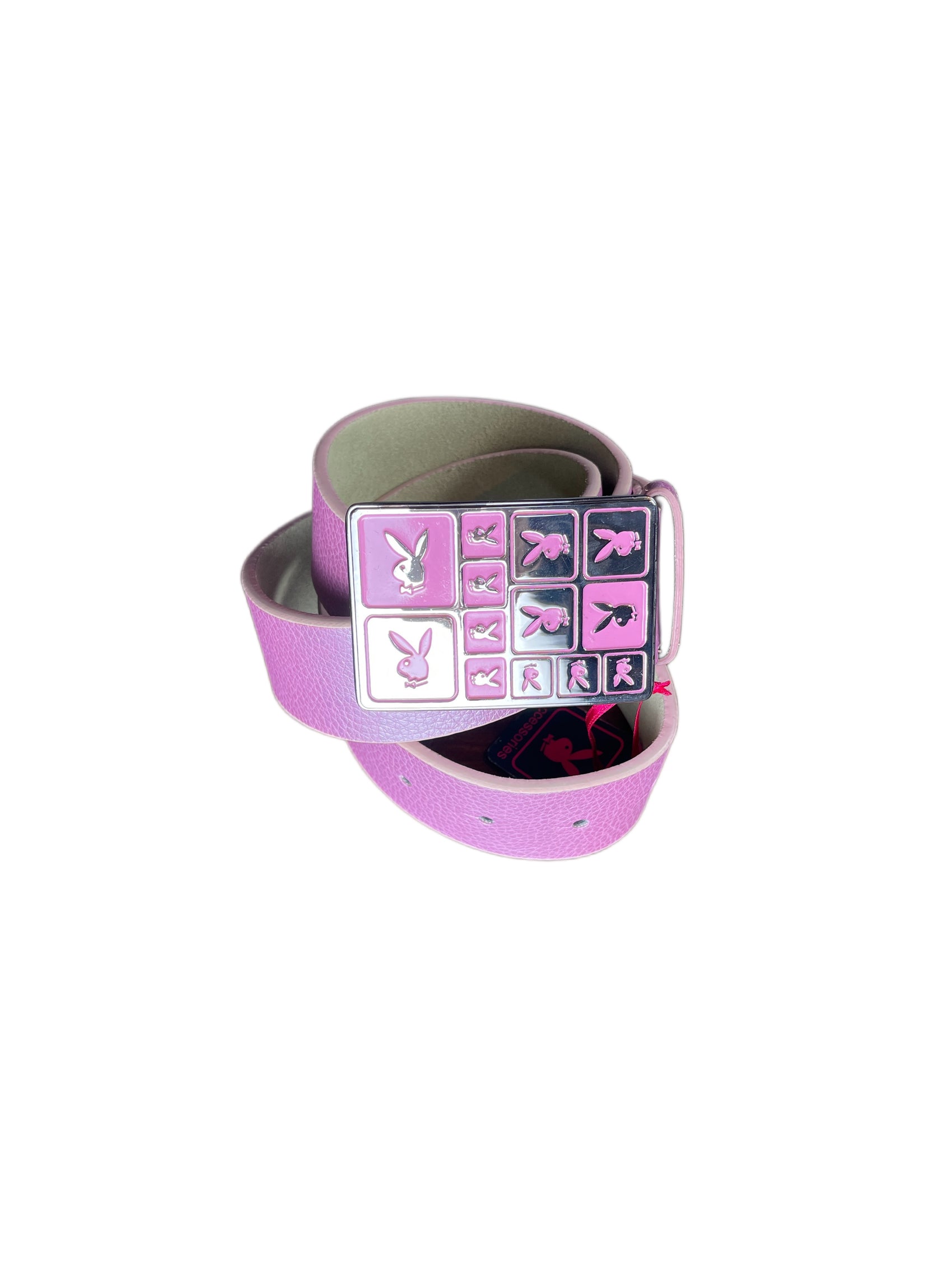Y2k Playboy Belt Pink 2004