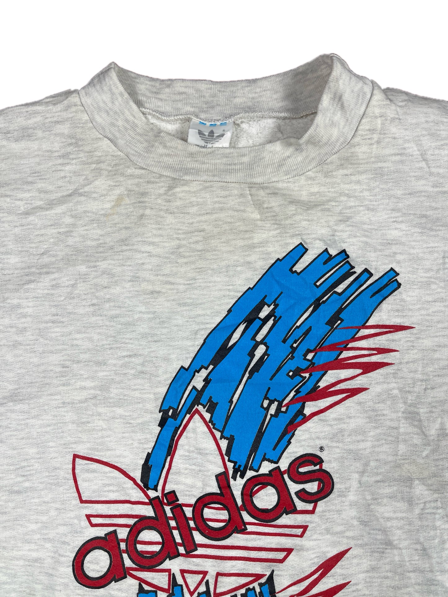 Vintage Adidas 1980s Sweatshirt Gray - L