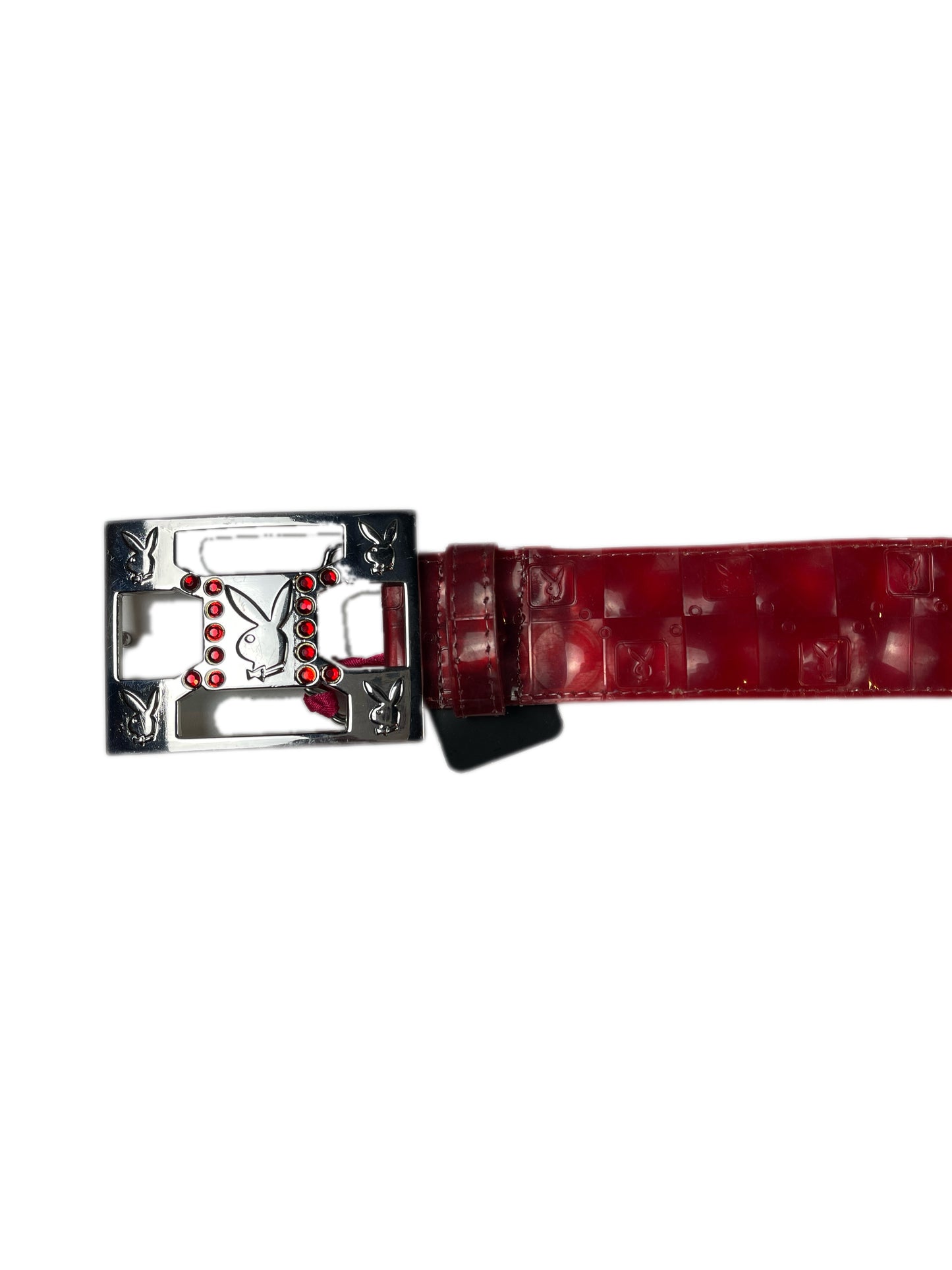 Y2k Playboy Belt Red 2004