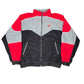 Vintage Nike Sport Flannel Jacket Black Red Gray - XL