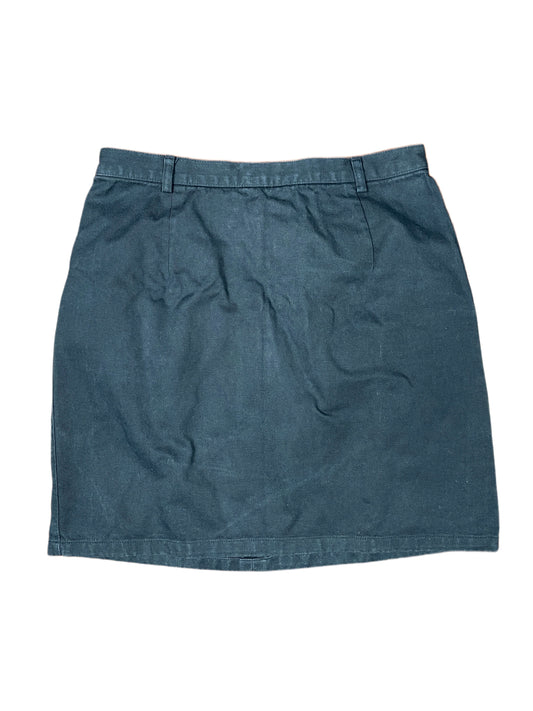 Vintage Thomas Burberry High Waist Skirt Navy - XL