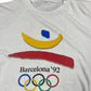 VIntage Cobi Olimpic Barcelona 1992 T-Shirt white - L/XL