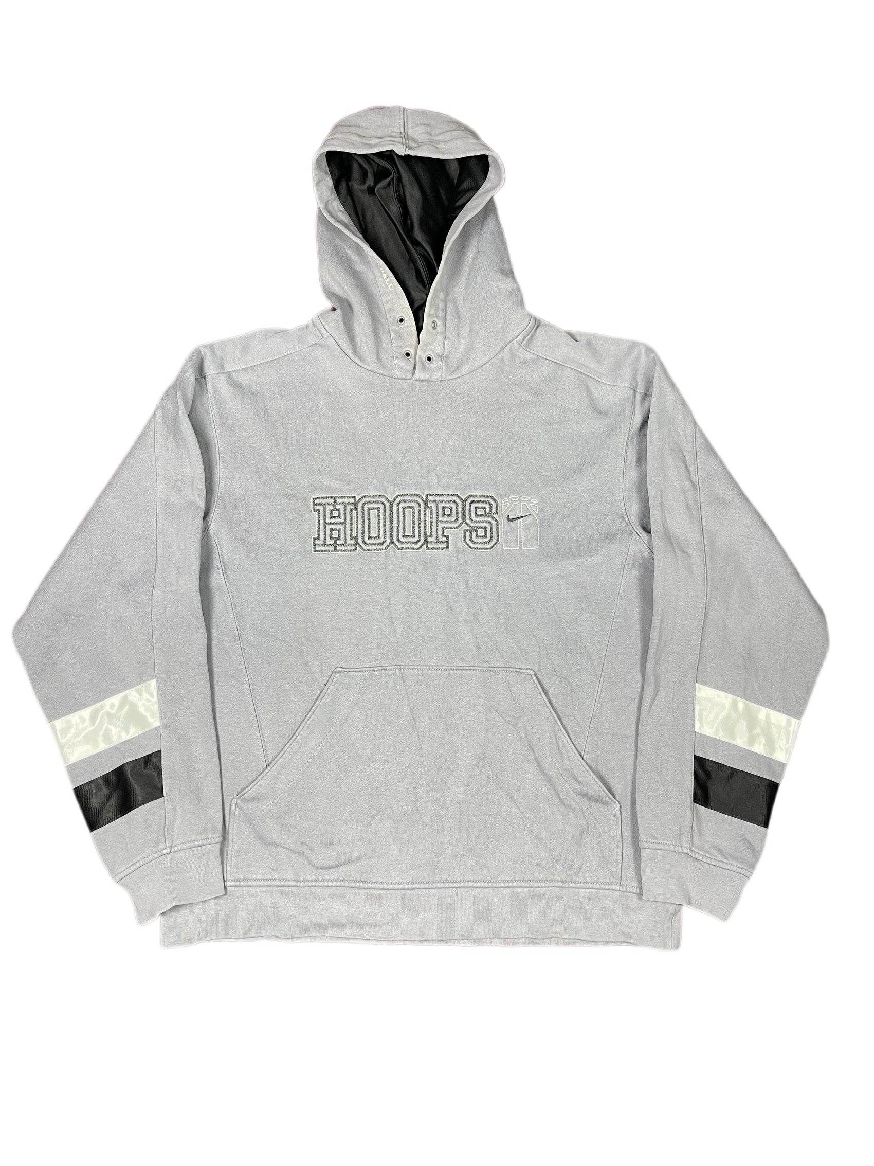 Y2k Nike Basketball Hoops Hoodie Gray - S