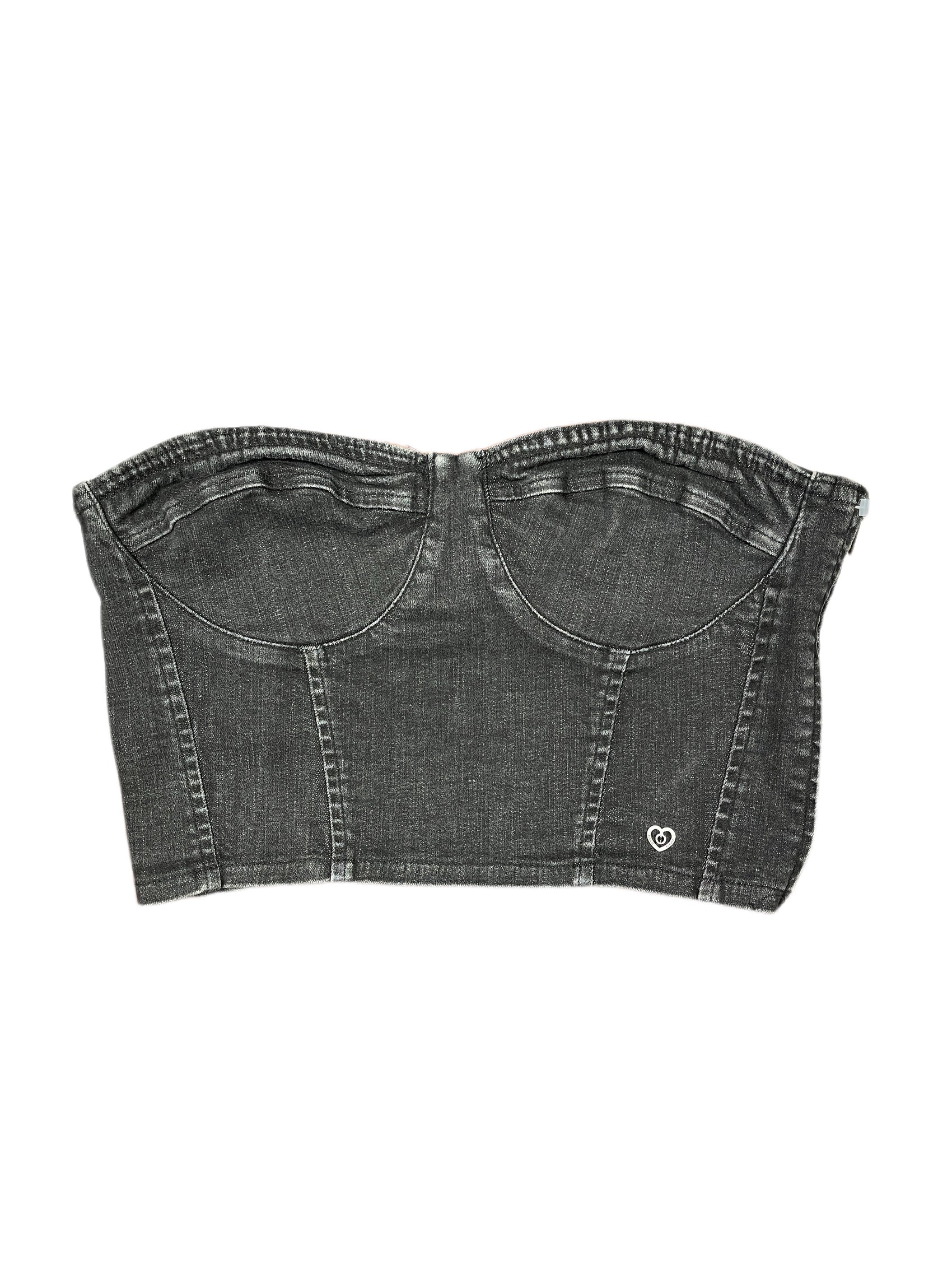 Please Bandeau Top Black - M